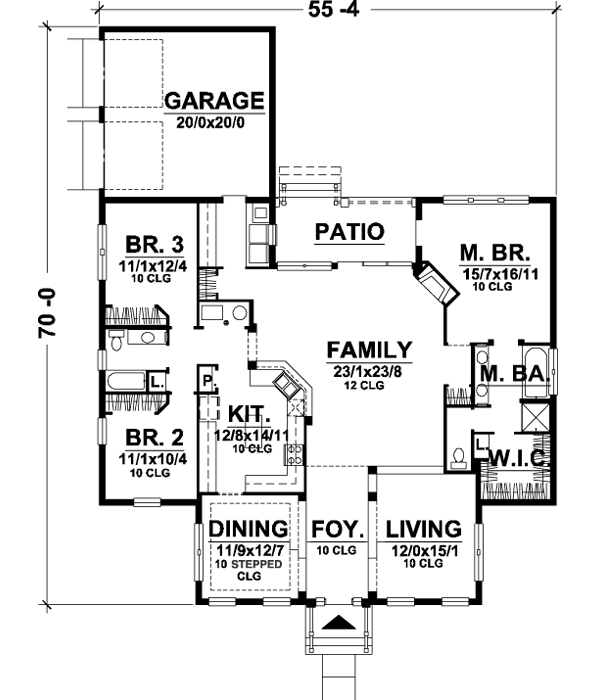 Main Floor Plan: 15-677