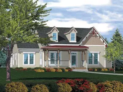 Country house plans 15-678 - front exterior, 2,360 sq ft, 3 bed, 2 bath house plans | Monster House Plans