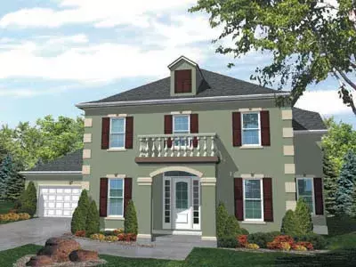 Southern house plans 15-681 - front exterior, 2,701 sq ft, 4 bed, 3 bath house plans | Monster House Plans