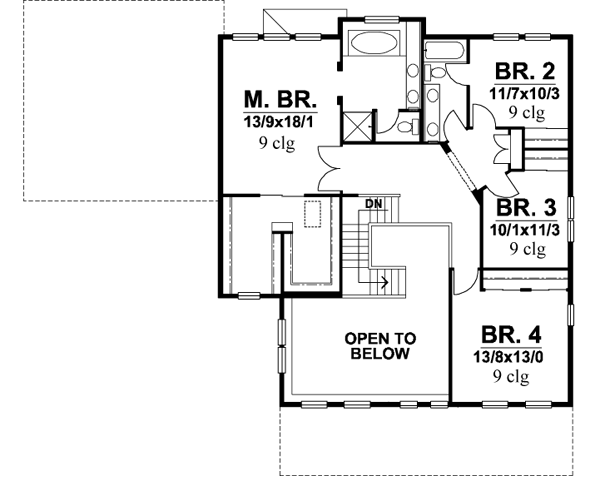 Upper/Second Floor Plan:15-685