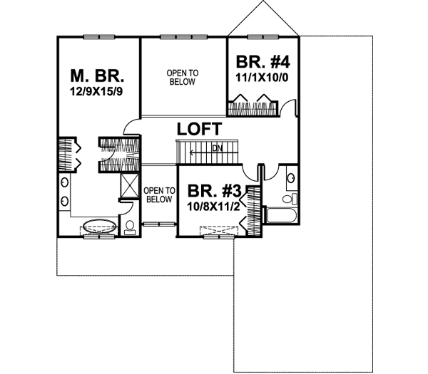 Upper/Second Floor Plan:15-691