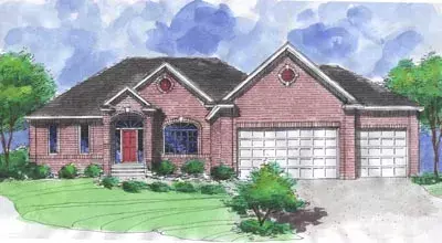 Traditional house plans 15-712 - front exterior, 1,790 sq ft, 1 bed, 1 bath house plans | Monster House Plans