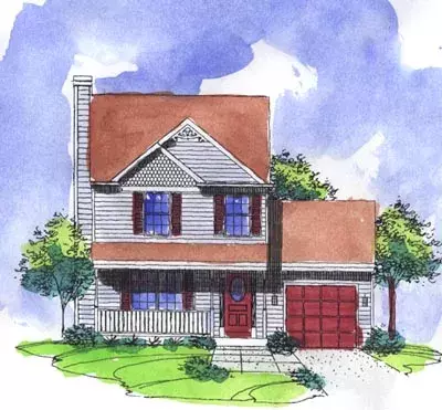 Country house plans 15-746 - front exterior, 1,150 sq ft, 3 bed, 2 bath house plans | Monster House Plans