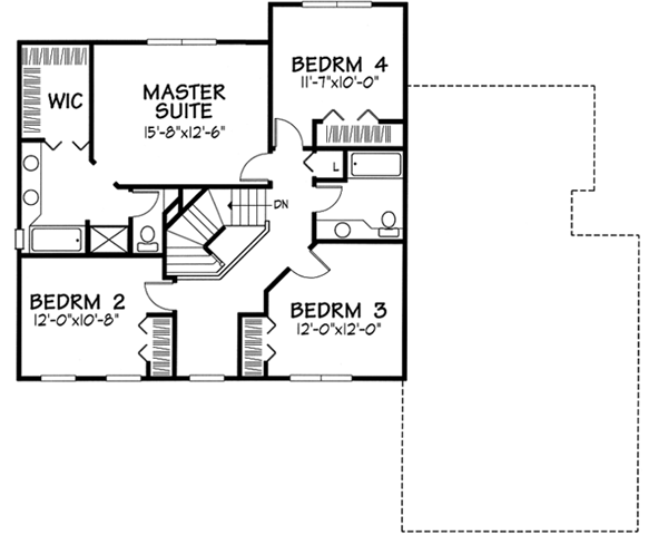Upper/Second Floor Plan:15-762