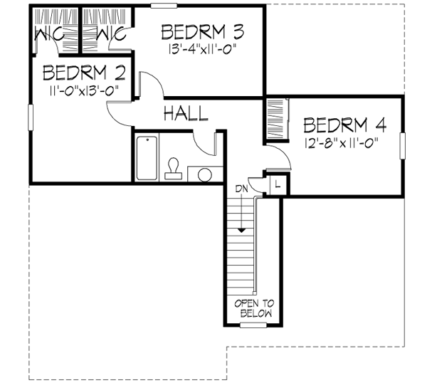 Upper/Second Floor Plan:15-765