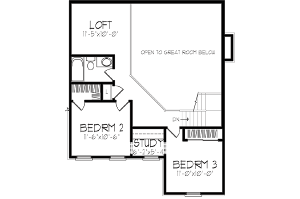 Upper/Second Floor Plan:15-768