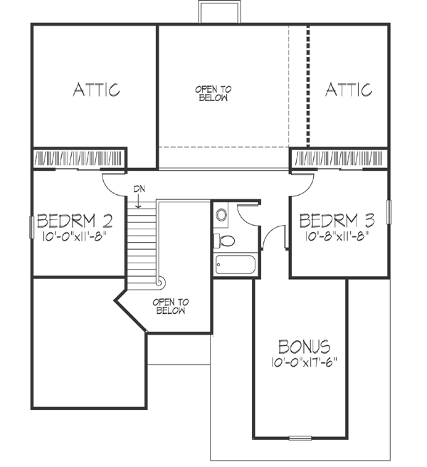 Upper/Second Floor Plan:15-777