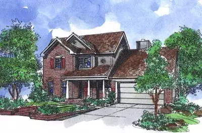 Traditional house plans 15-786 - front exterior, 2,522 sq ft, 4 bed, 2 bath house plans | Monster House Plans