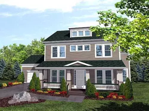 Southern house plans 15-797 - front exterior, 2,701 sq ft, 4 bed, 3 bath house plans | Monster House Plans