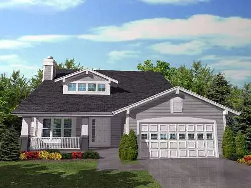 Craftsman house plans 15-807 - front exterior, 2,103 sq ft, 3 bed, 2 bath house plans | Monster House Plans