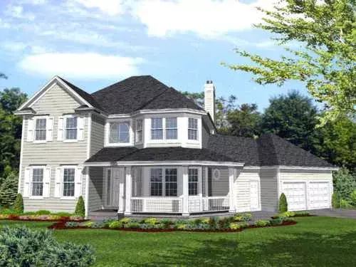 Country house plans 15-816 - front exterior, 2,682 sq ft, 3 bed, 2 bath house plans | Monster House Plans