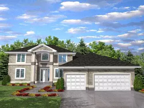 Traditional house plans 15-817 - front exterior, 3,114 sq ft, 4 bed, 4 bath house plans | Monster House Plans