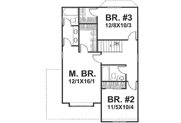 Upper/Second Floor Plan:15-819