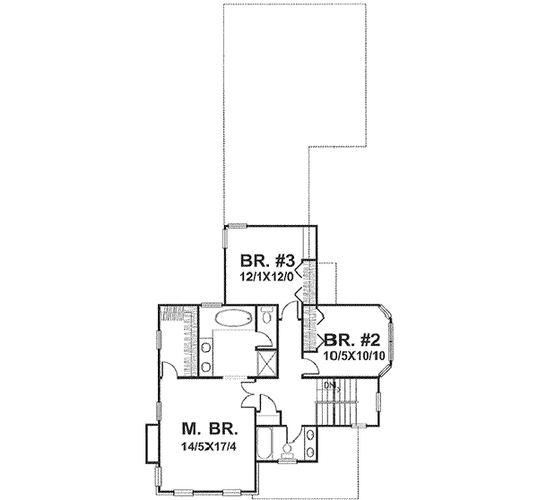 Upper/Second Floor Plan:15-822