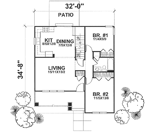 Main Floor Plan: 15-827