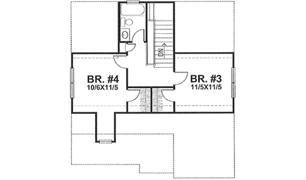Upper/Second Floor Plan: 15-827