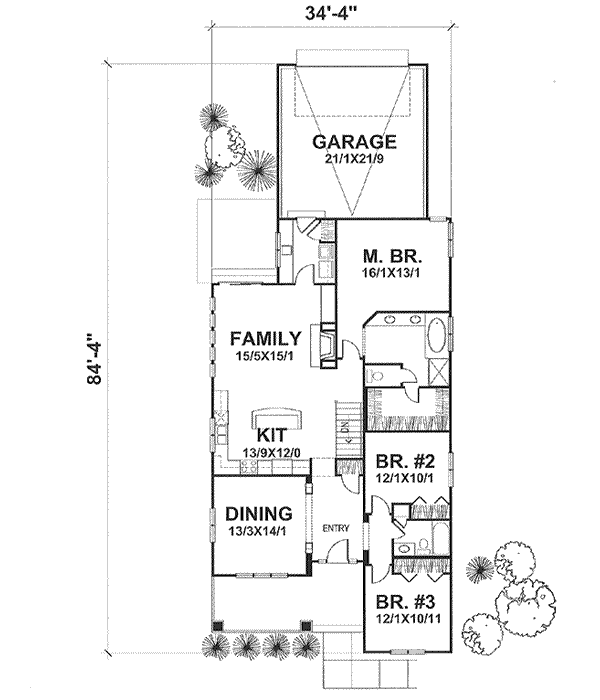 Main Floor Plan: 15-828