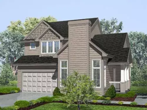Traditional house plans 15-834 - front exterior, 1,898 sq ft, 3 bed, 2 bath house plans | Monster House Plans