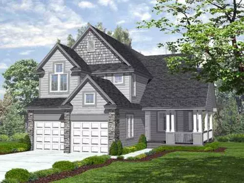 Traditional house plans 15-835 - front exterior, 2,189 sq ft, 3 bed, 2 bath house plans | Monster House Plans