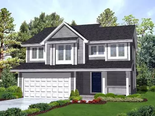 Traditional house plans 15-840 - front exterior, 1,787 sq ft, 3 bed, 2 bath house plans | Monster House Plans