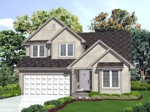 Traditional house plans 15-841 - front exterior, 1,529 sq ft, 3 bed, 2 bath house plans | Monster House Plans