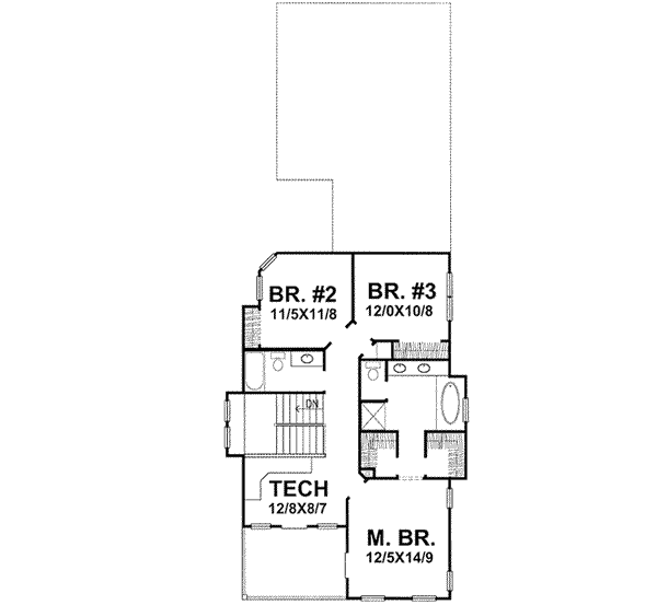 Upper/Second Floor Plan:15-846