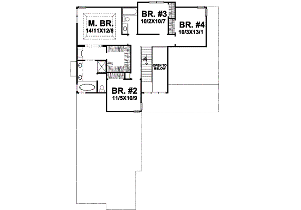 Upper/Second Floor Plan:15-857
