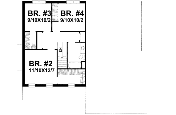 Upper/Second Floor Plan:15-860