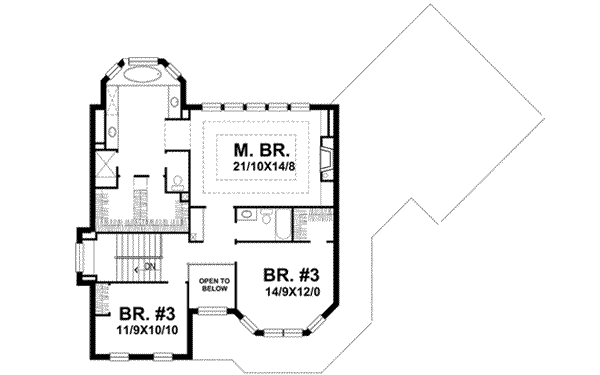 Upper/Second Floor Plan:15-861
