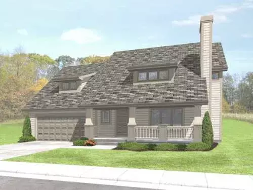 Craftsman house plans 15-921 - front exterior, 1,727 sq ft, 3 bed, 2 bath house plans | Monster House Plans