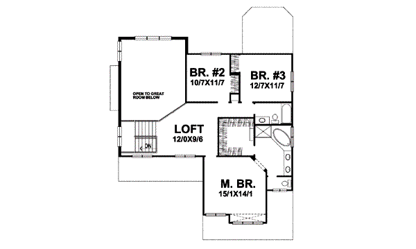Upper/Second Floor Plan:15-924