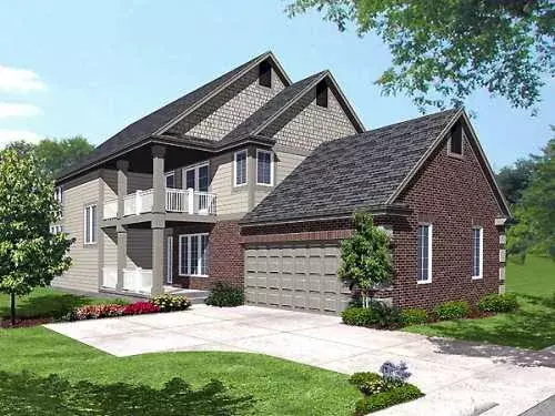 Country house plans 15-926 - front exterior, 2,023 sq ft, 3 bed, 2 bath house plans | Monster House Plans