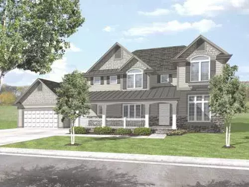 Country house plans 15-927 - front exterior, 2,213 sq ft, 3 bed, 2 bath house plans | Monster House Plans