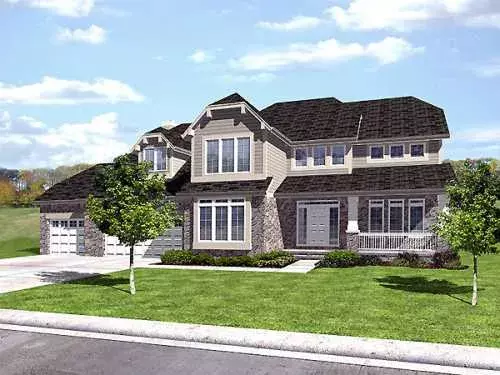 Traditional house plans 15-928 - front exterior, 3,947 sq ft, 5 bed, 3 bath house plans | Monster House Plans