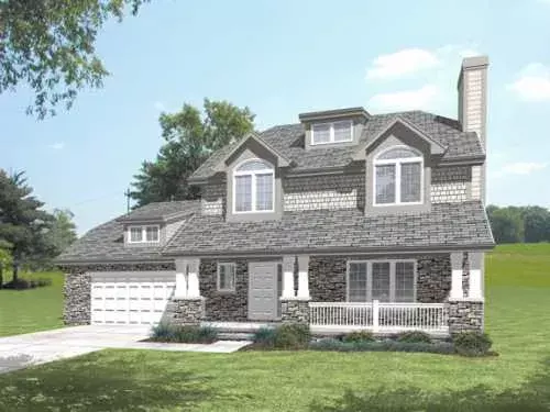 Craftsman house plans 15-930 - front exterior, 1,652 sq ft, 3 bed, 2 bath house plans | Monster House Plans