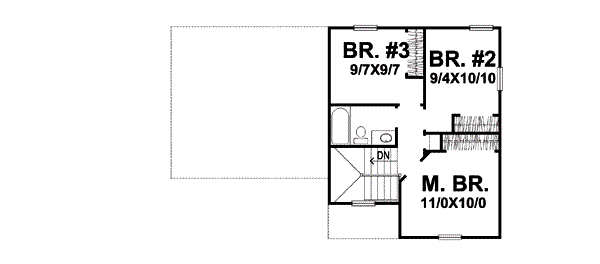 Upper/Second Floor Plan:15-931