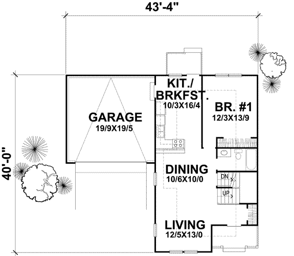 Main Floor Plan: 15-936