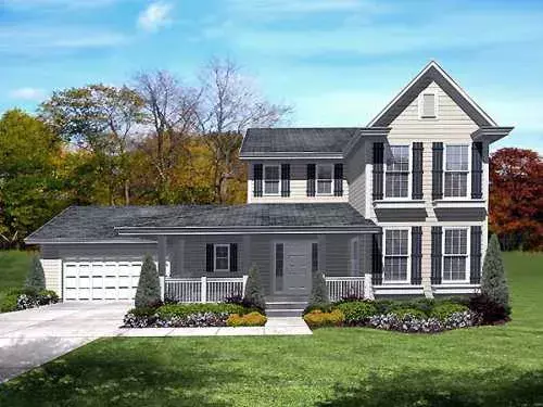 Traditional house plans 15-939 - front exterior, 2,252 sq ft, 3 bed, 2 bath house plans | Monster House Plans