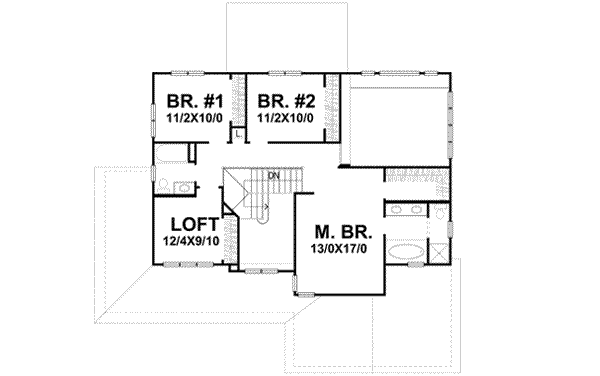 Upper/Second Floor Plan:15-946