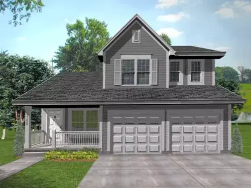 Traditional house plans 15-950 - front exterior, 1,702 sq ft, 3 bed, 2 bath house plans | Monster House Plans