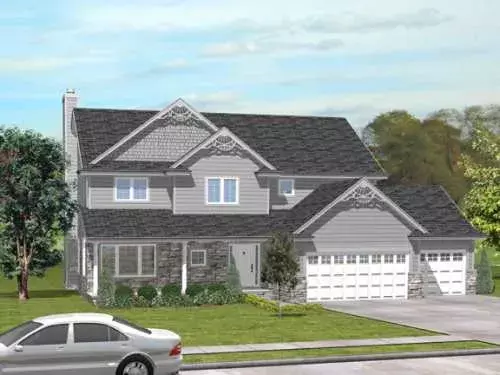 Traditional house plans 15-953 - front exterior, 2,647 sq ft, 4 bed, 2 bath house plans | Monster House Plans