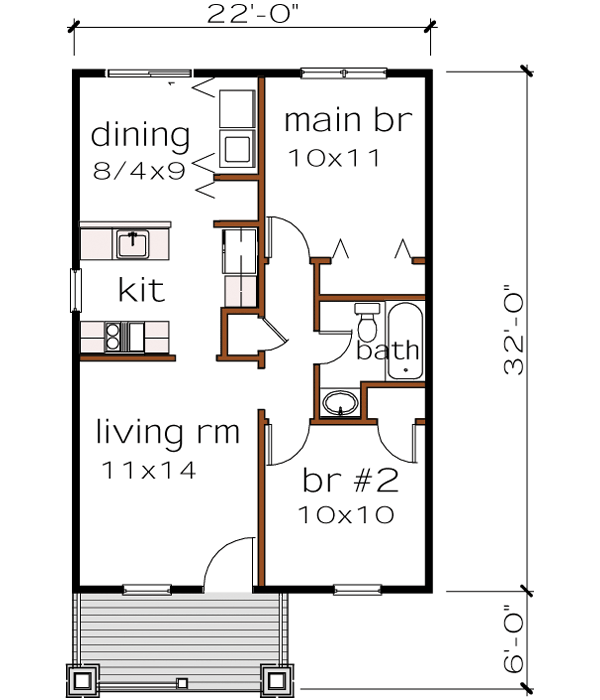 Main Floor Plan: 16-101