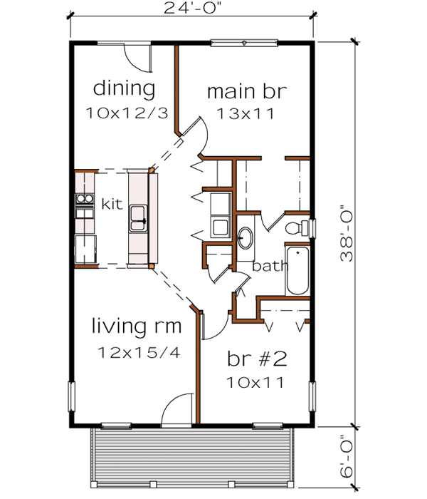 Main Floor Plan: 16-111