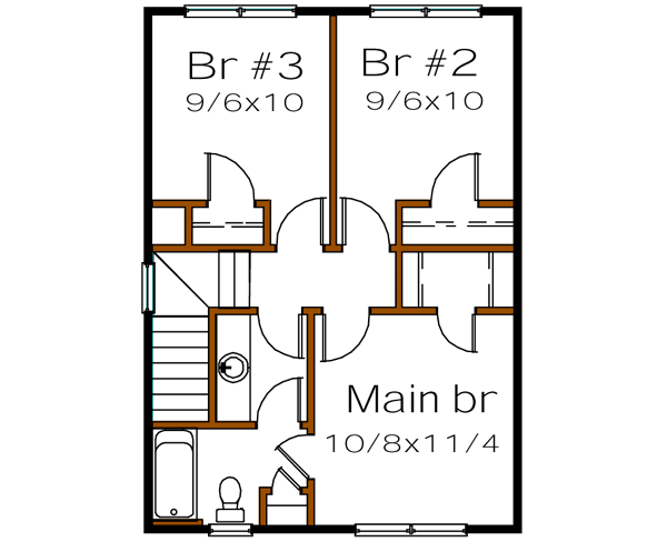 Upper/Second Floor Plan:16-120