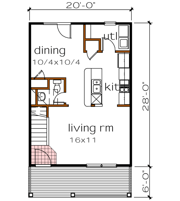 Main Floor Plan: 16-121
