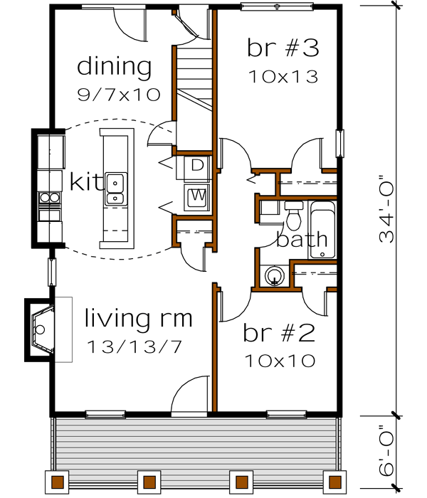 Main Floor Plan: 16-140