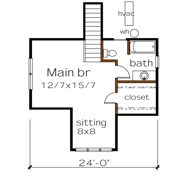 Upper/Second Floor Plan:16-140