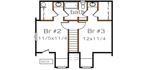 Upper/Second Floor Plan:16-159