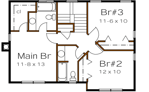 Upper/Second Floor Plan:16-192