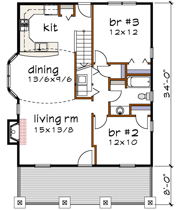 Main Floor Plan: 16-215